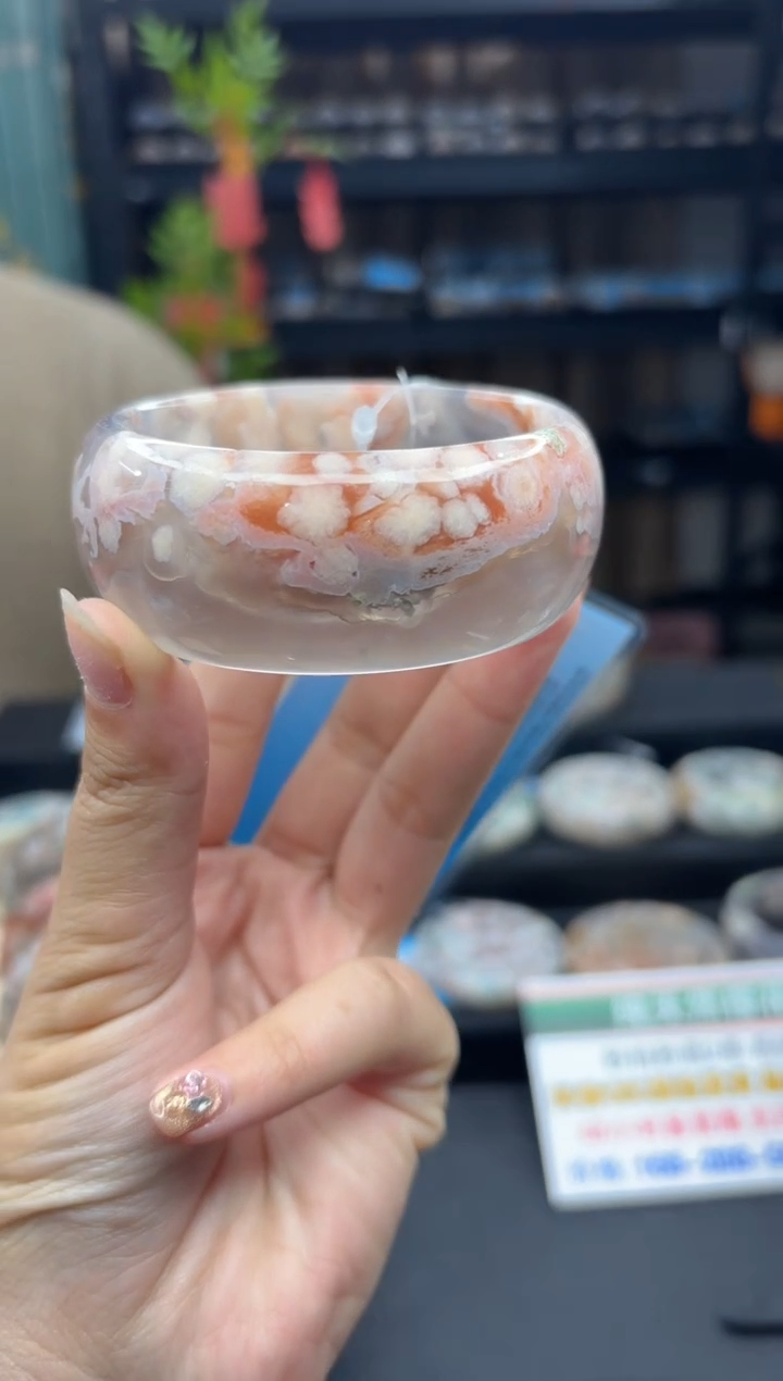 【闪购商品】石英质玉手镯未镶嵌919（58圈）