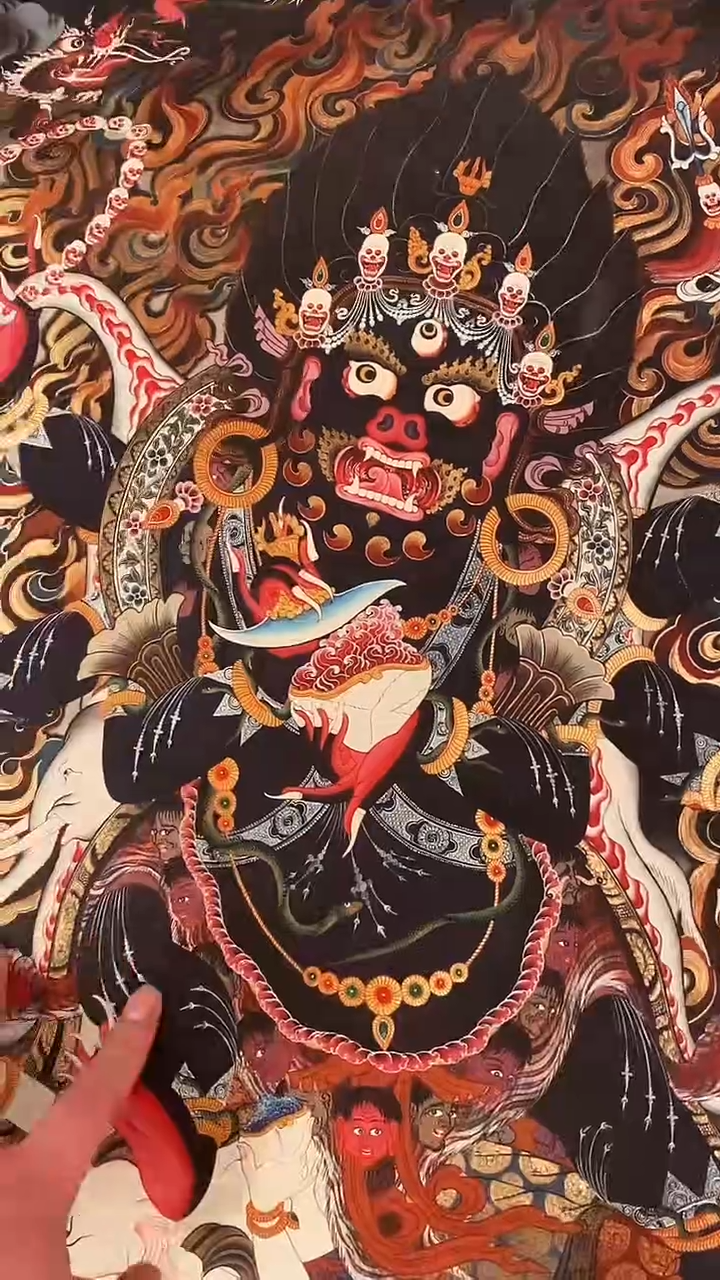 装裱画精美唐卡tk16318