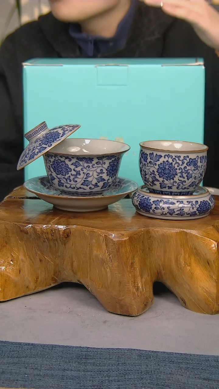 【闪购商品】礼盒3件套陶瓷茶具家用系列