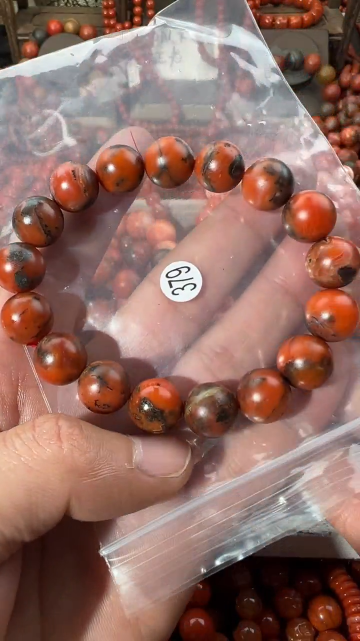 南红玛瑙未镶嵌手串12+