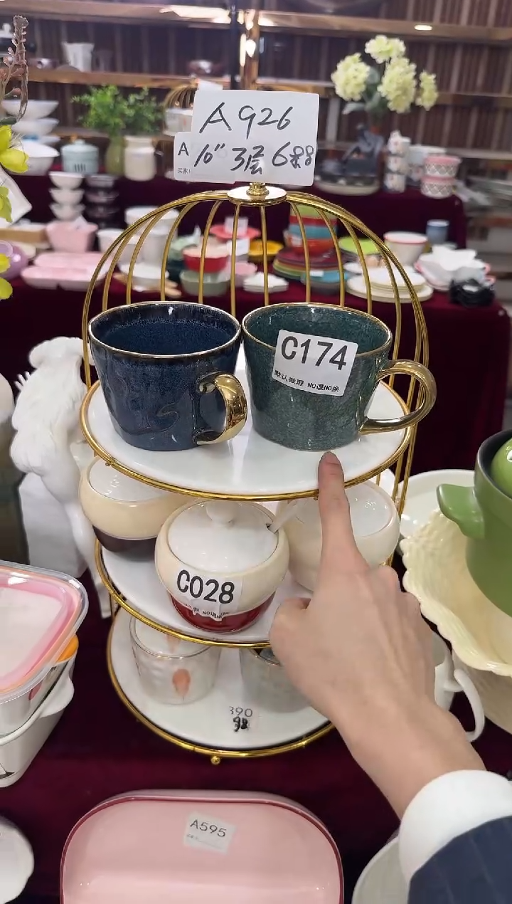 摆件陶C174-2个   库存微瑕陶瓷餐具