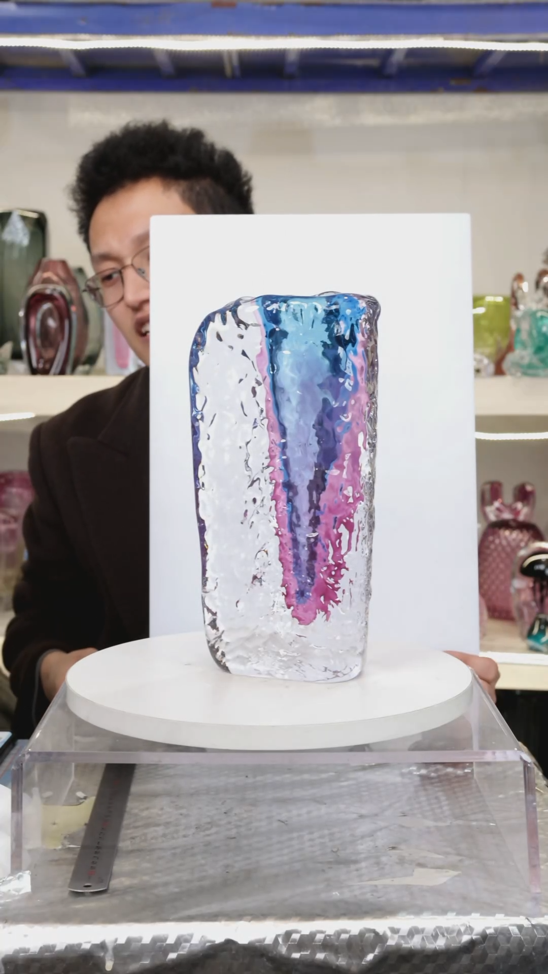【闪购商品】琉璃高29精品琉璃正常手工痕迹