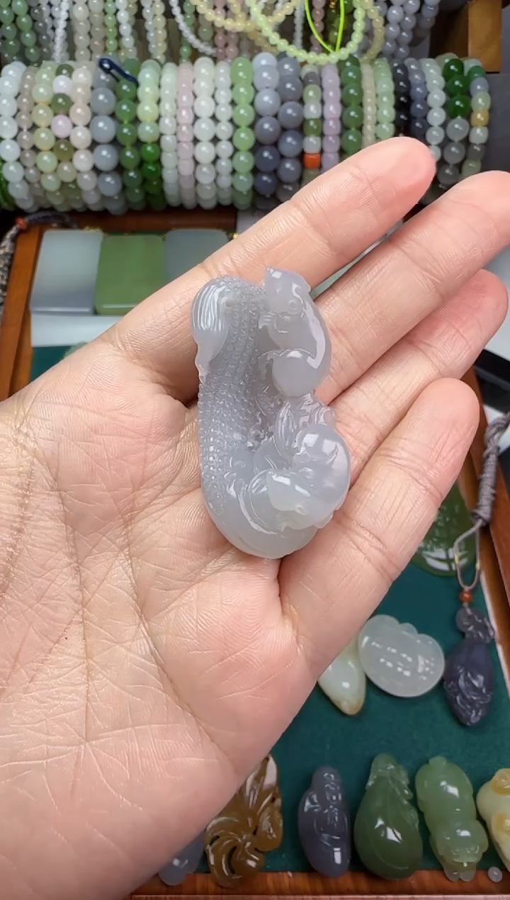 【闪购商品】和田玉无未镶嵌金玉满堂吊坠