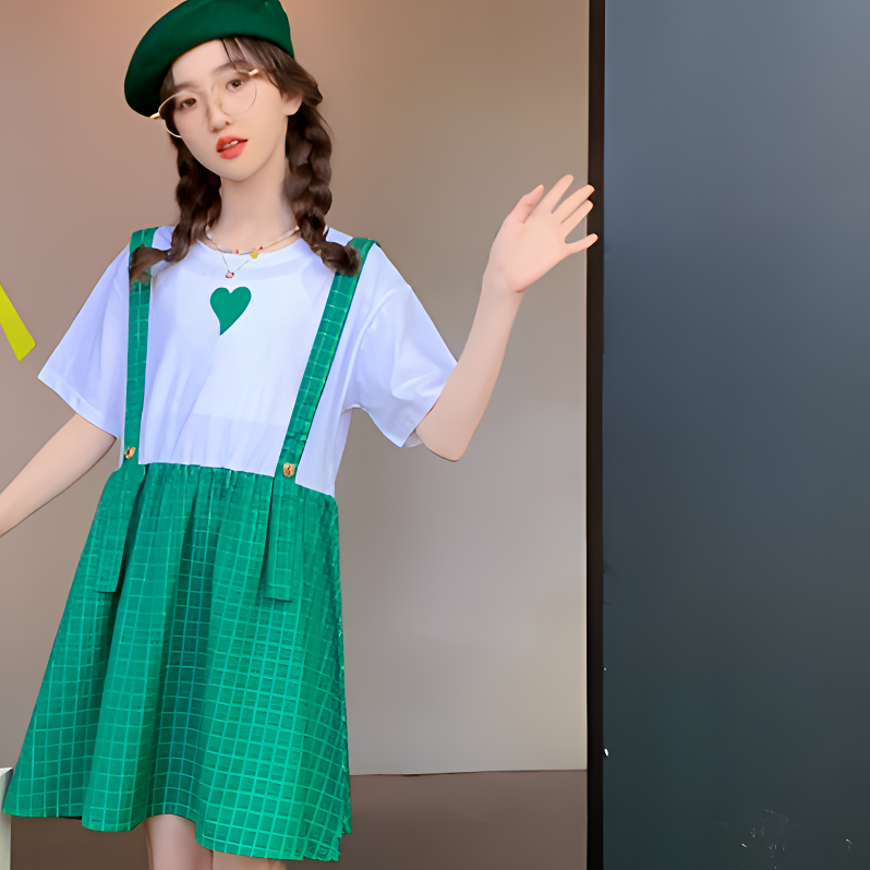 F5-432唯女童夏季清新连衣裙(QZ0320)