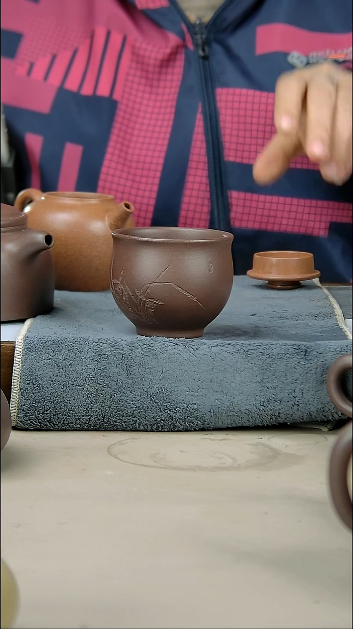 茶壶紫砂幽**香底槽清杯子发两个