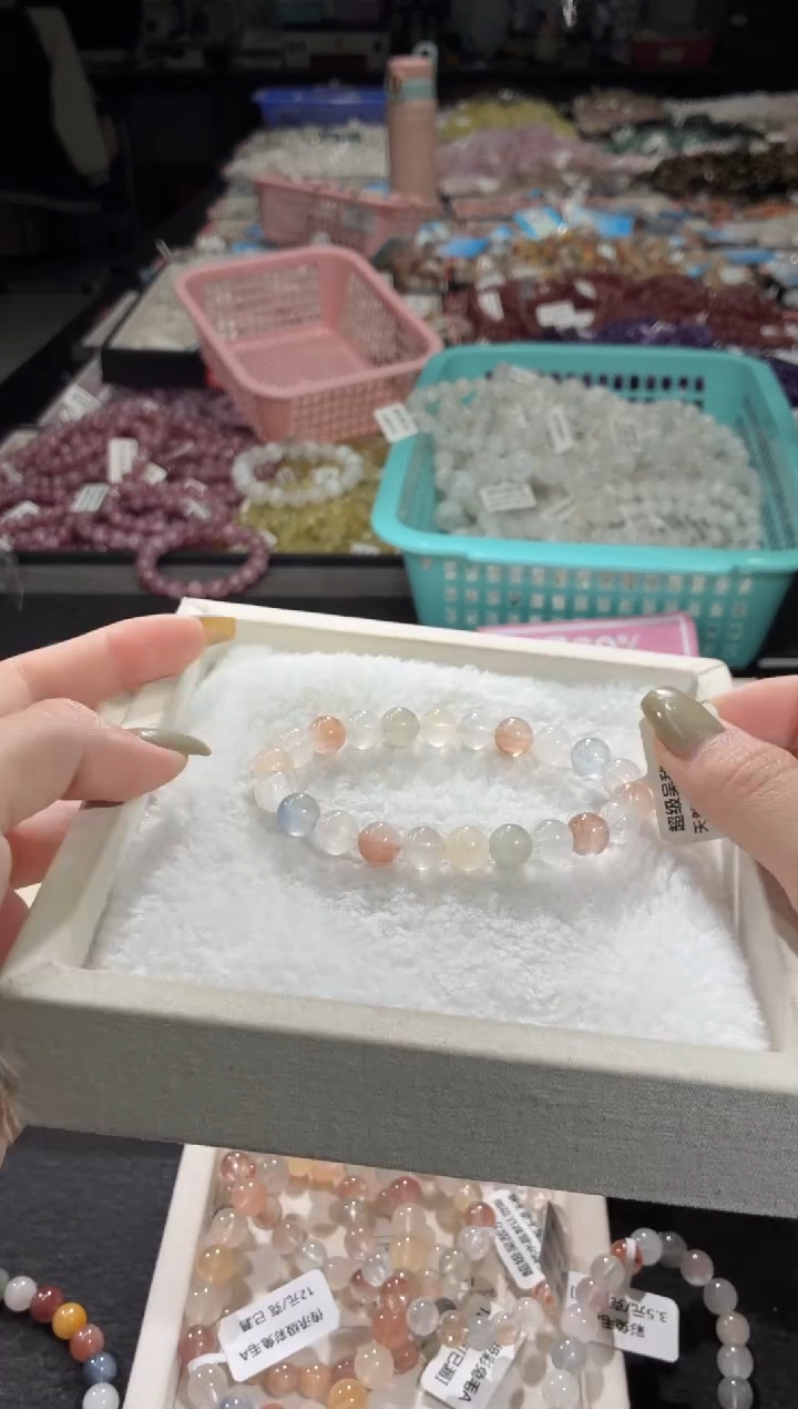 未镶嵌手链水晶375号 多样性发一S 8+