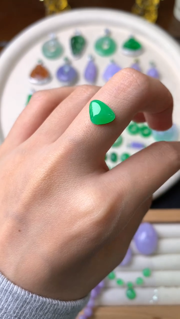 【闪购商品】定制翡翠未镶嵌裸石（镶嵌定制）