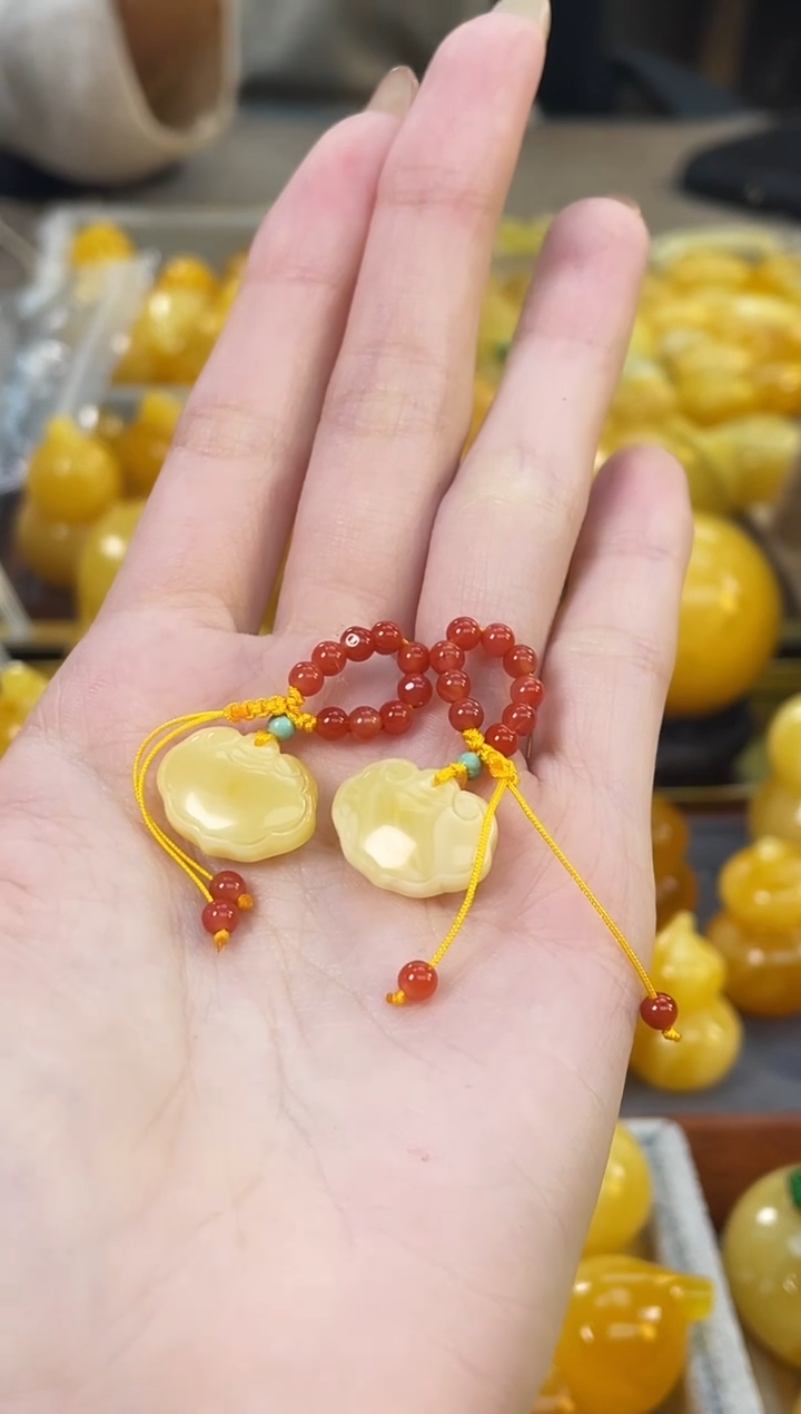 裸石琥珀未镶嵌 多样性发货发其一J