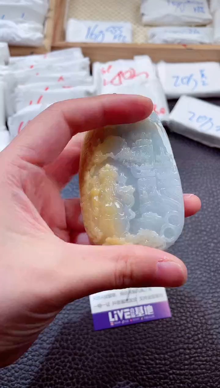 翡翠未镶嵌颈饰00005491