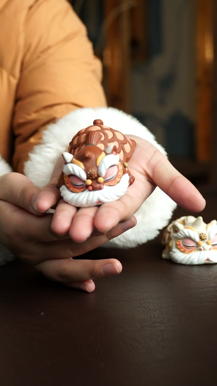 茶杯紫砂13号 特惠 醒狮笔架盖置 宜兴紫砂原矿作品