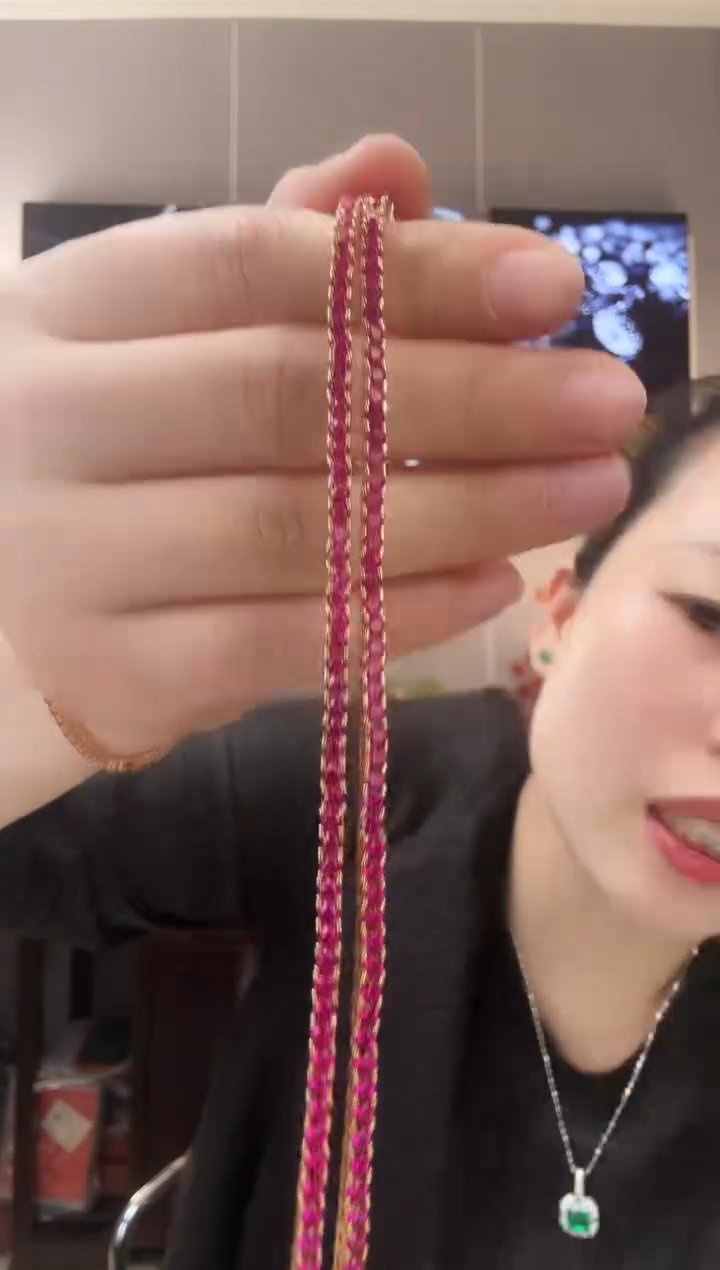 主播定制链接精品红色手链