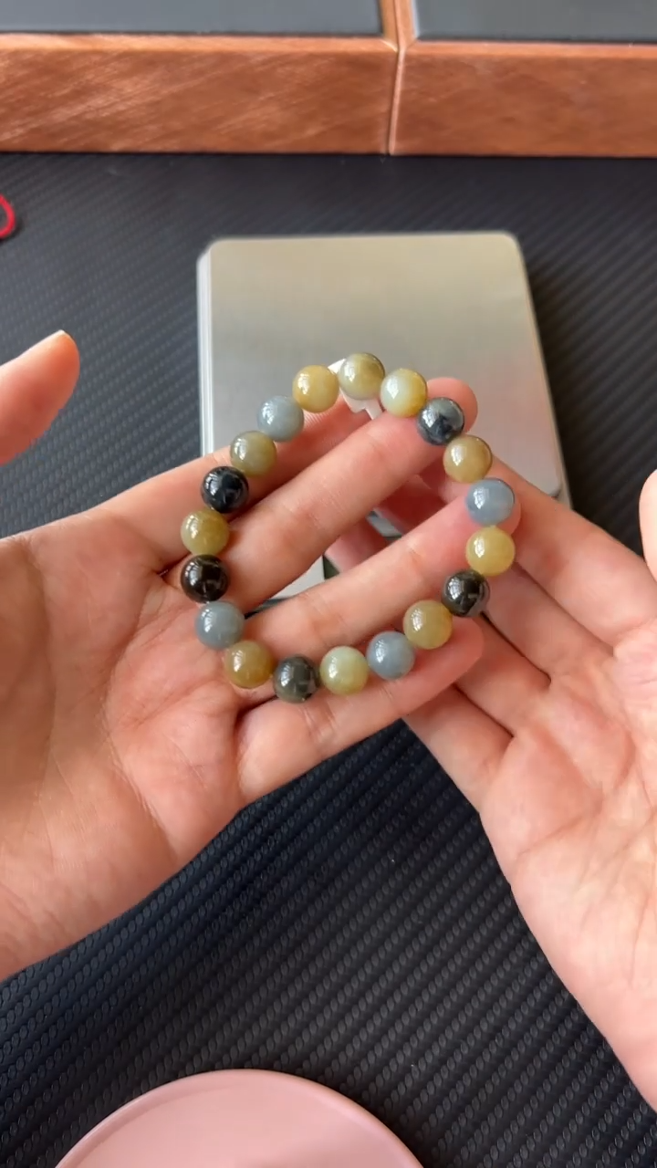 【闪购商品】和田玉手串未镶嵌若羌微色差卡10