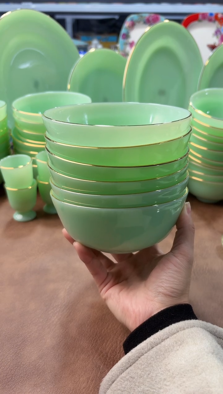 玉瓷5.5英寸饭碗6个景德镇陶瓷