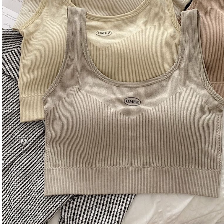 N245轻奢运动胸垫背心3039两件装