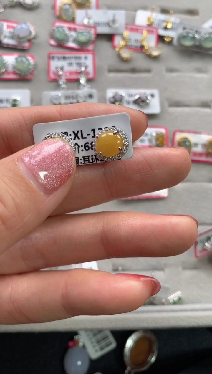 【闪购商品】翡翠戒指银S925镶嵌22222222    9