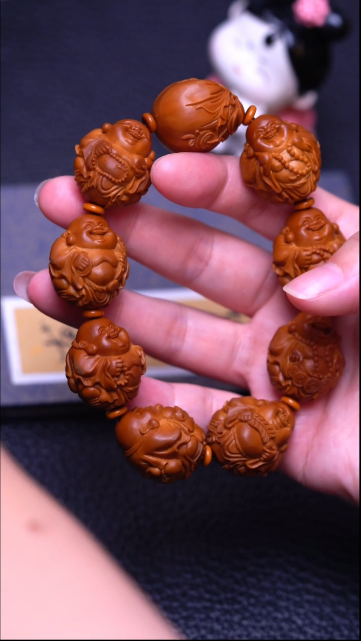 手串/手链橄榄核八宝弥勒