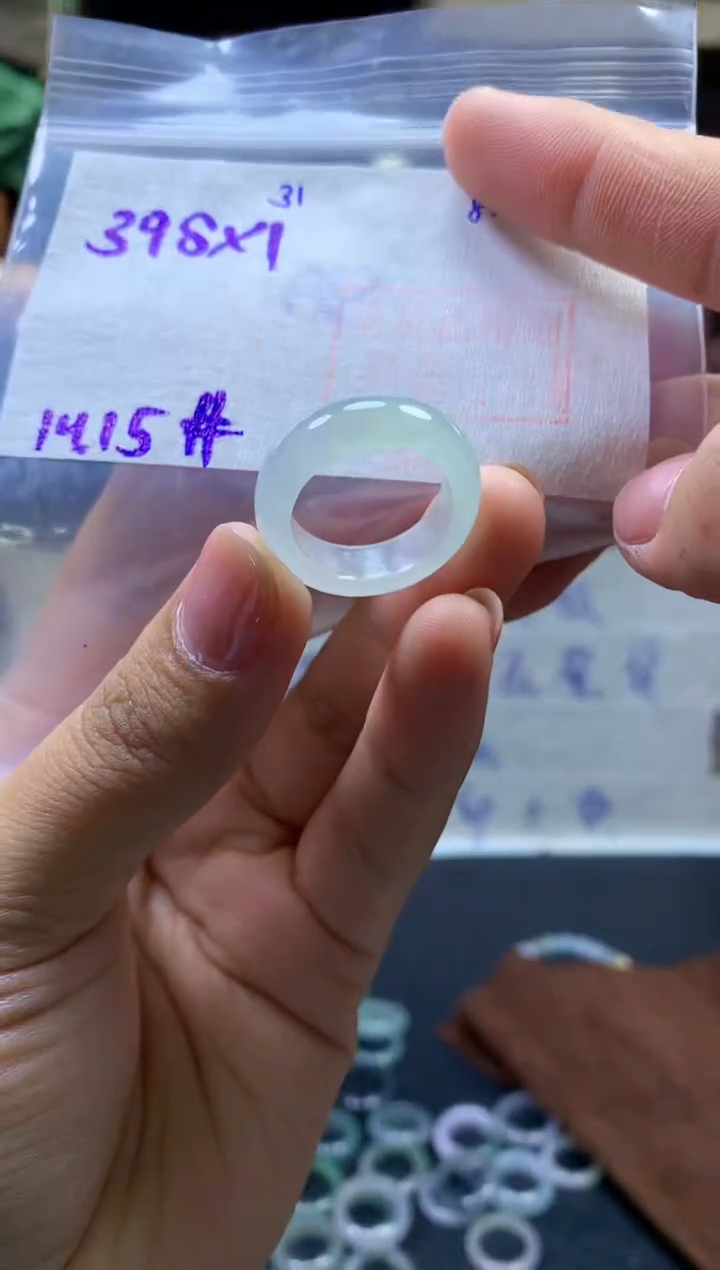 定制翡翠未镶嵌戒圈#398元-毛货需精细抛光