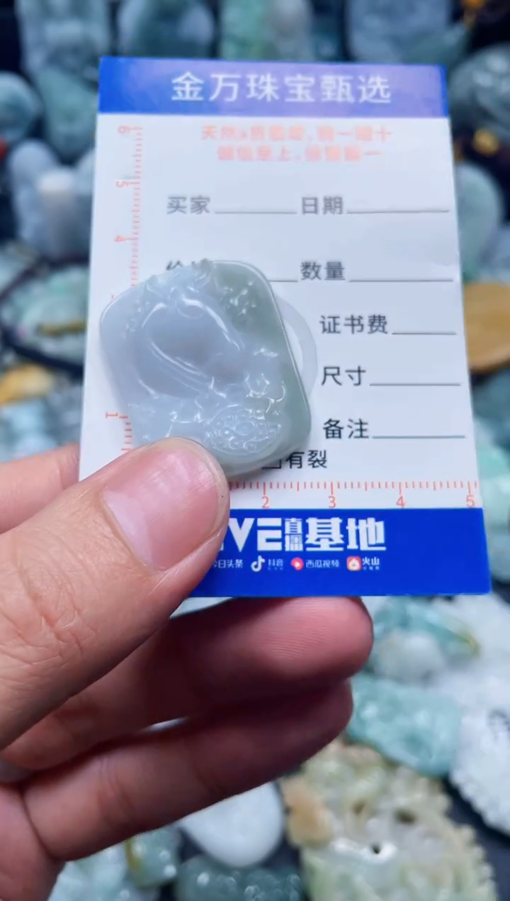 翡翠未镶嵌颈饰天然翡翠a货
