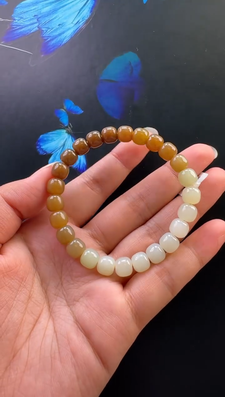 未镶嵌手串和田玉手串