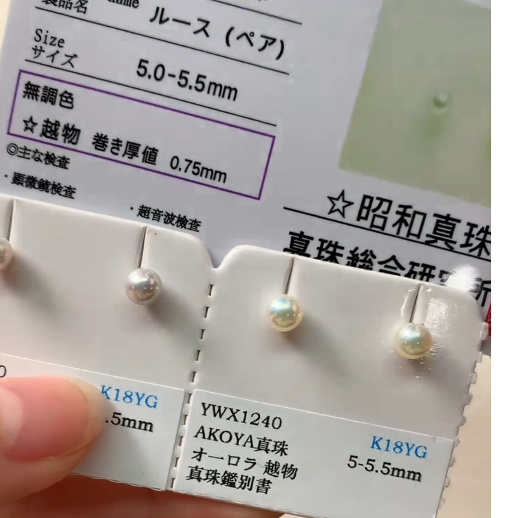 【真多麻耳钉巨亮】海水珍珠耳饰-18K-多样性发其一ZZXM100|BZZ4