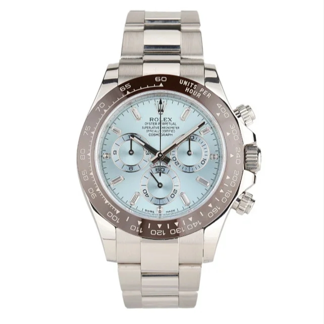 95新 Rolex/劳力士 礼尚往来116506卡20年劳力士冰蓝迪男表358DE