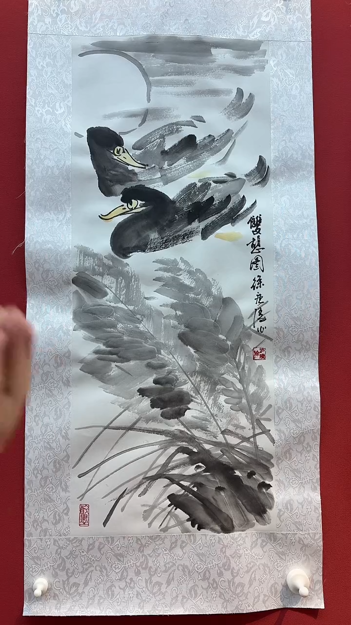 国画徐庐陵-国画花鸟2平尺