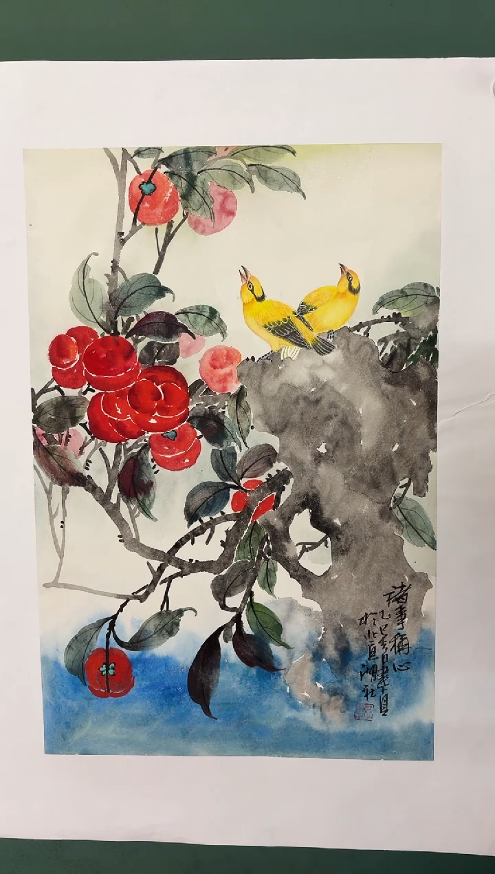 国画周建真老师绘画作品5-10
