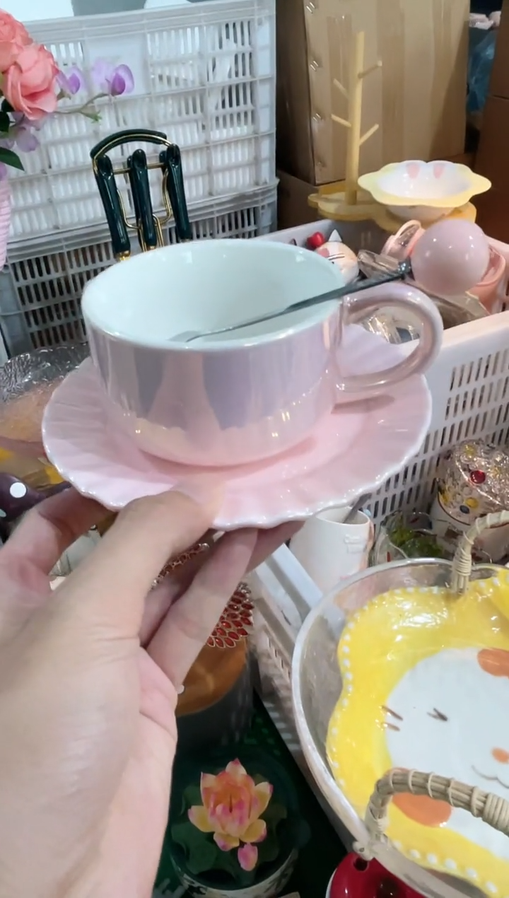 其他粉色咖啡杯，开播福利，拼手速