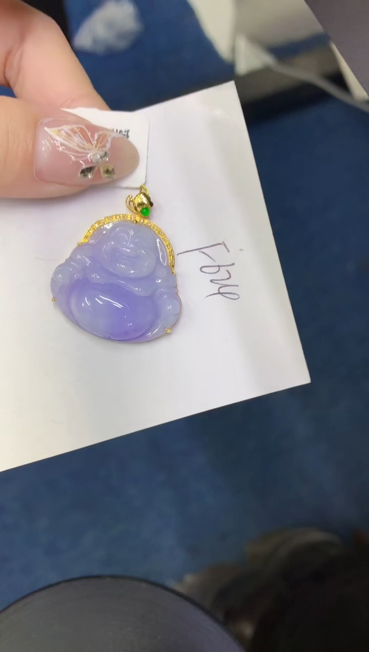 【闪购商品】翡翠颈饰18K金镶嵌00000000000