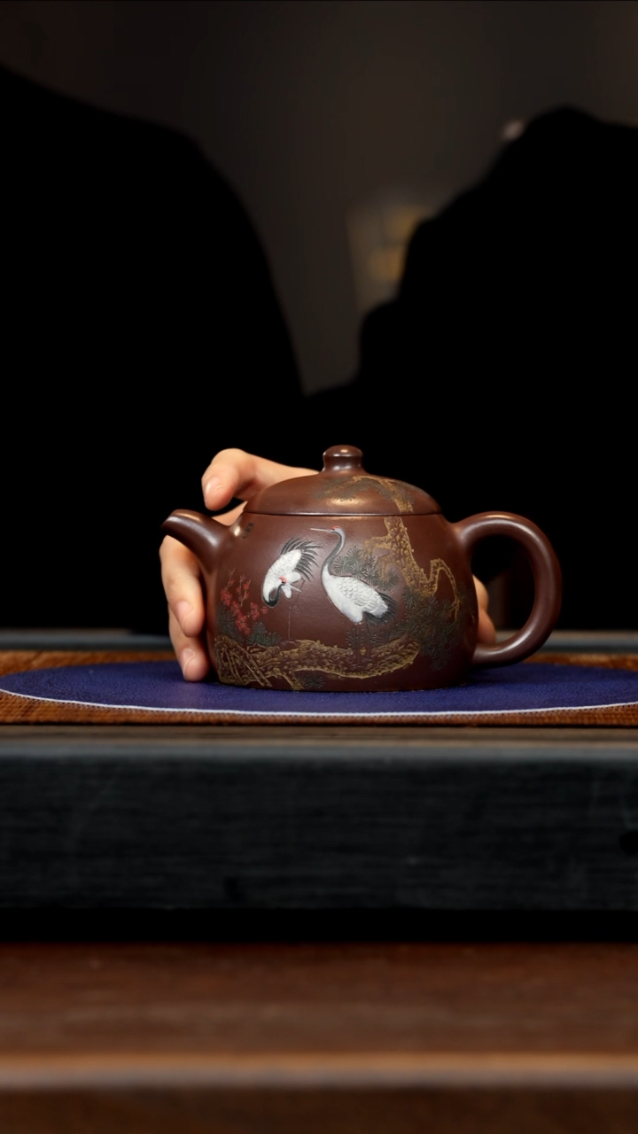 【闪购商品】紫砂茶壶ZXJ 汉棠紫泥 秦权 260cc