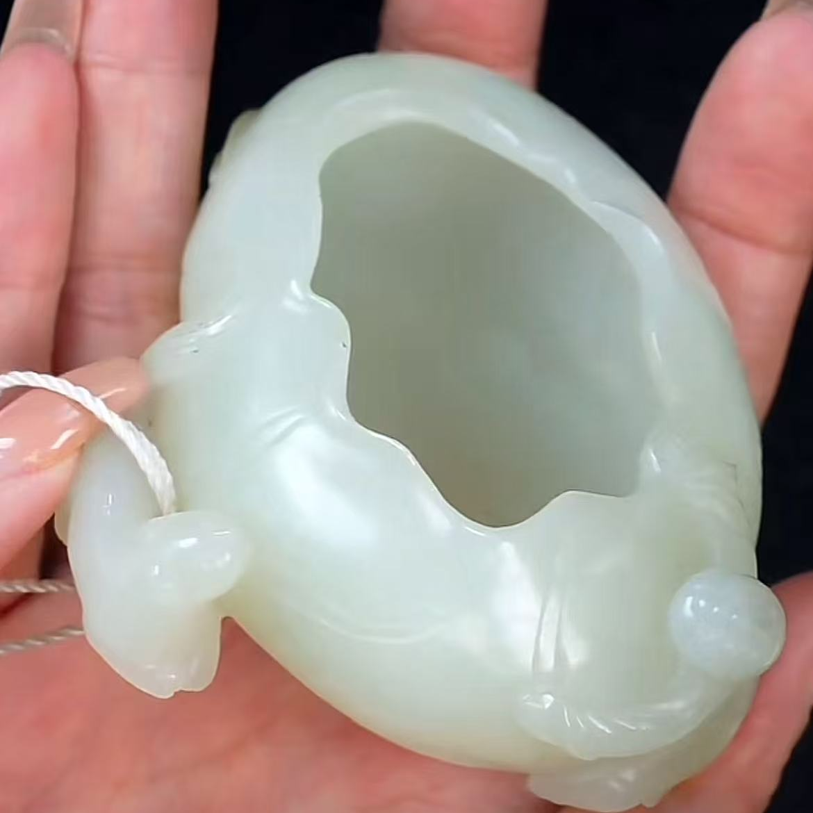 清代和田玉水洗 1