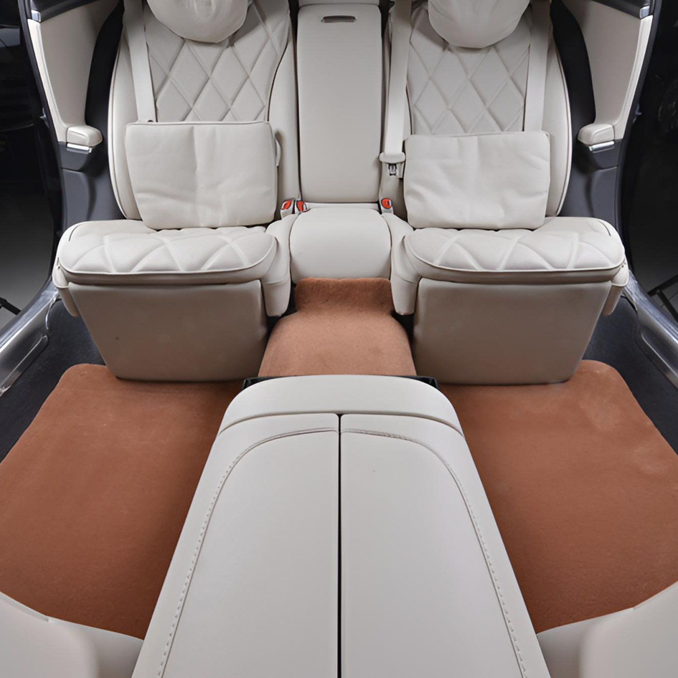 3.5新款奢进口正品【翻毛皮包边】汽车脚垫澳洲进口羊毛高端定制