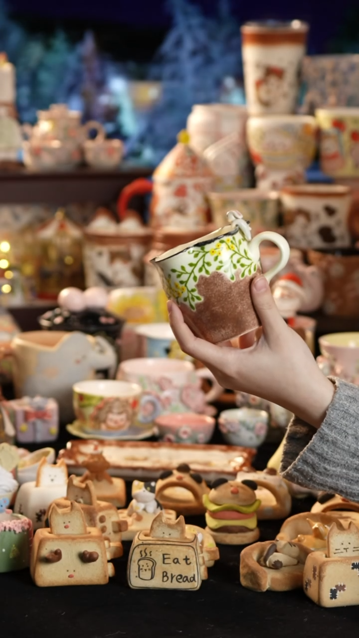 其他陶景德镇釉下彩手绘设计师款陶瓷