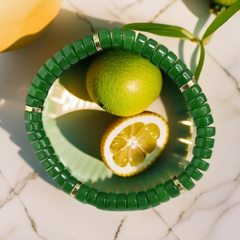 【大喜】透绿8m直切手链KSU/WD2290精致手链女士多样性发一