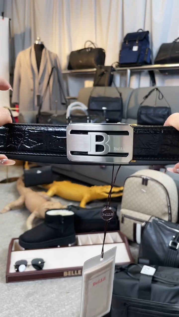 鳄鱼皮（革）韩爵绅士包包皮具188/长度115