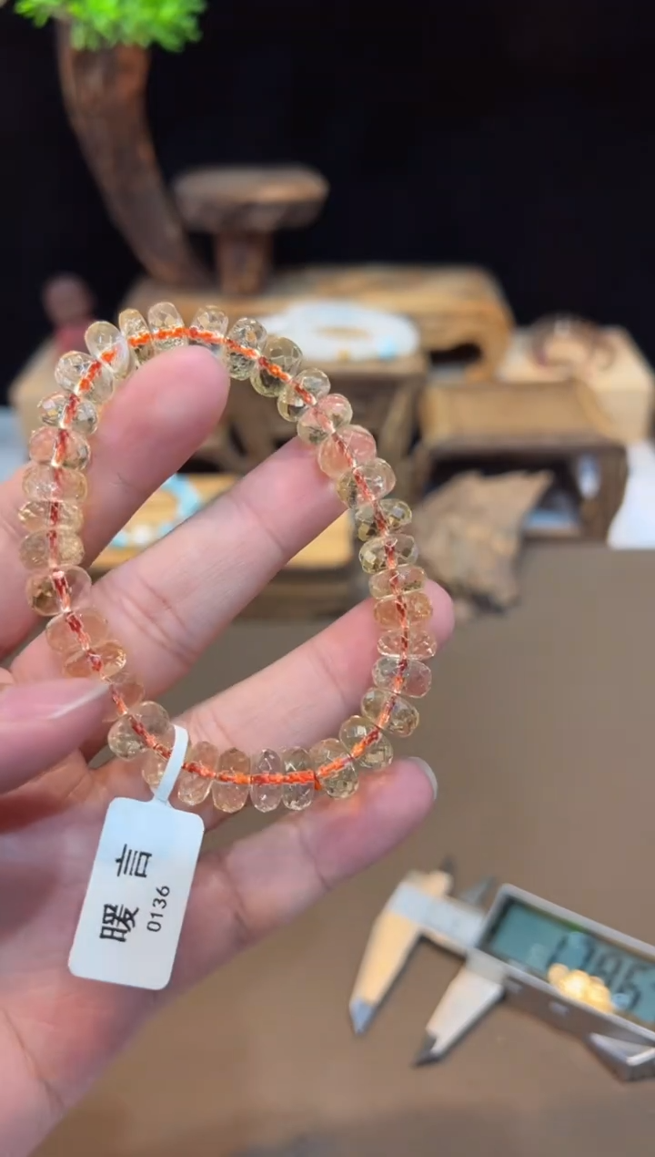 水晶手链未镶嵌手饰@@0136