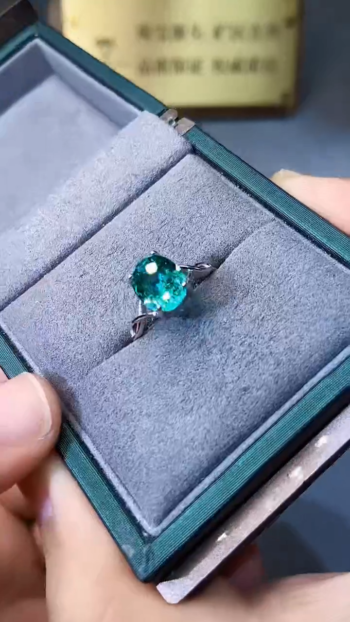 【闪购商品】托帕石戒指银S925镶嵌354