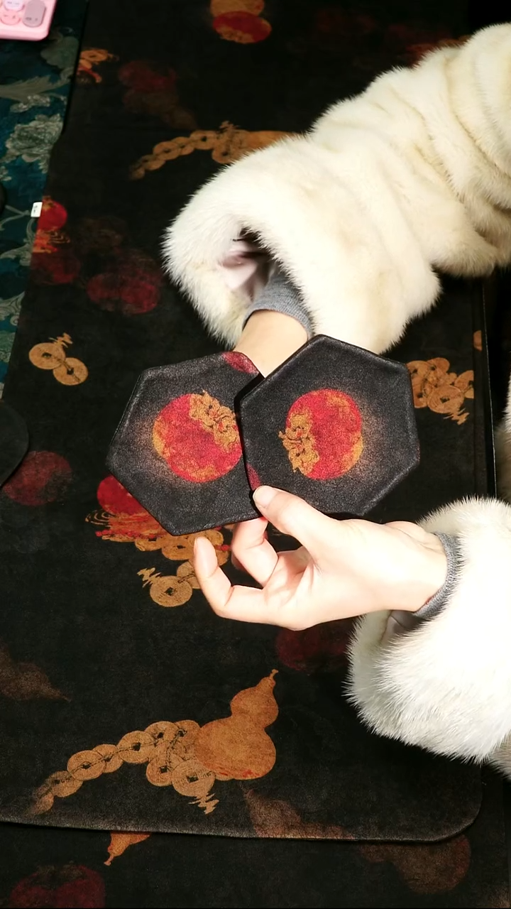 喜见造物茶席尺寸杯垫2个