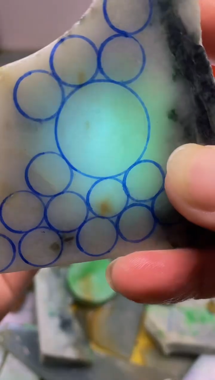 散珠翡翠天然缅甸翡翠A货5