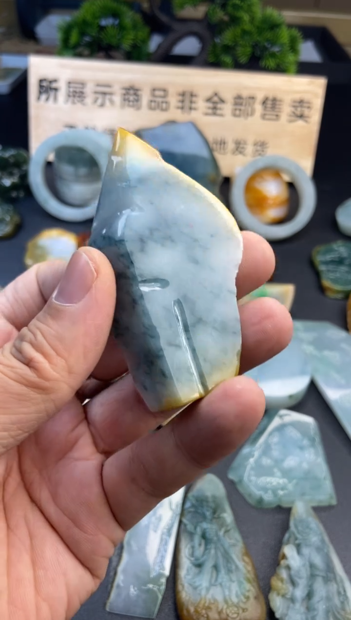 【闪购商品】定制翡翠未镶嵌片料6