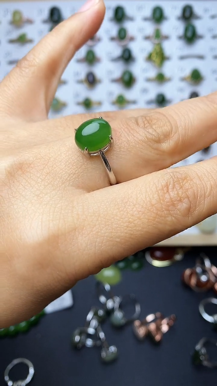 【闪购商品】和田玉戒指未镶嵌1