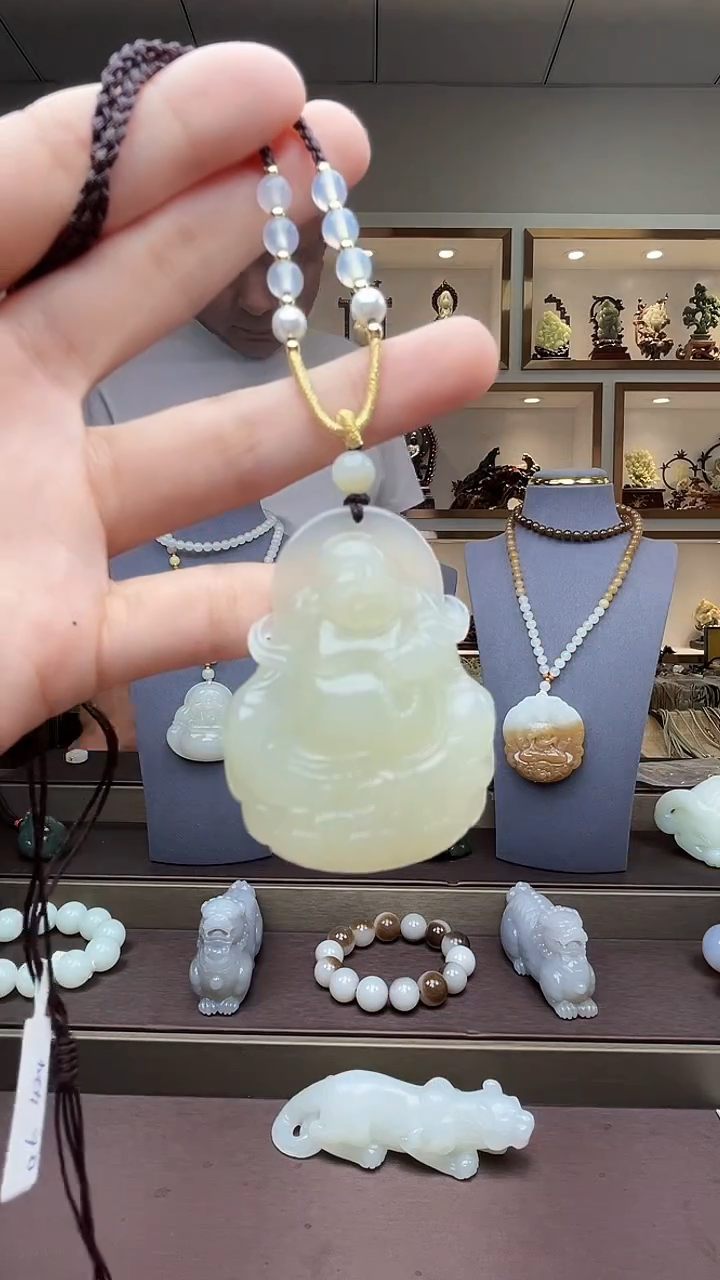 和田玉未镶嵌挂件苏