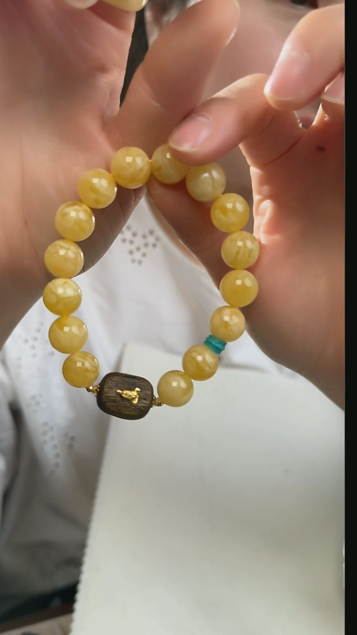 【闪购商品】蜜蜡手串未镶嵌天然蜜蜡手串11.5mm