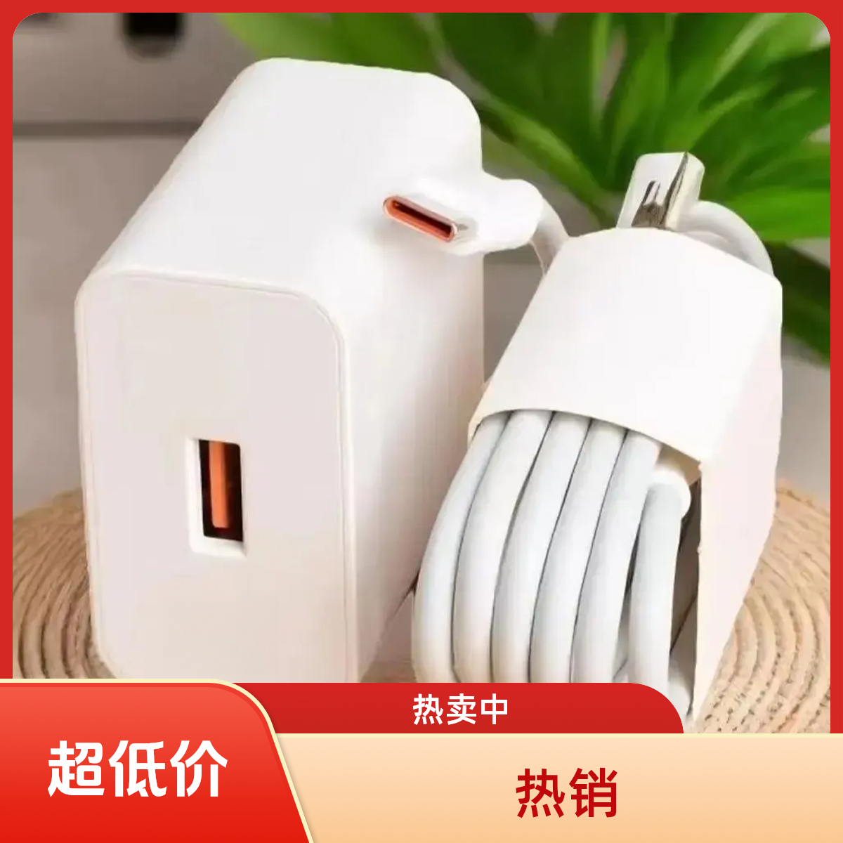 适用120W安卓荣耀充电器超级快充不伤机数据线nova9适用闪充通用