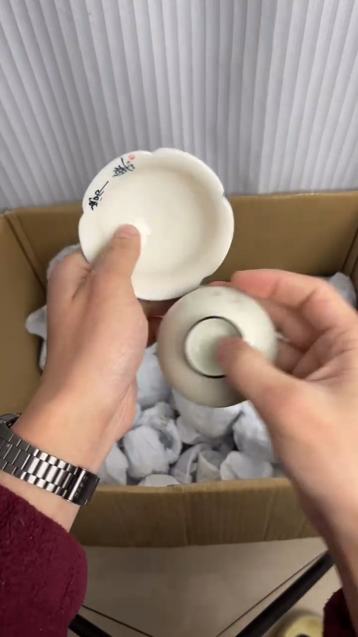 【闪购商品】瓷片手绘主人杯*茶具茶杯配件*