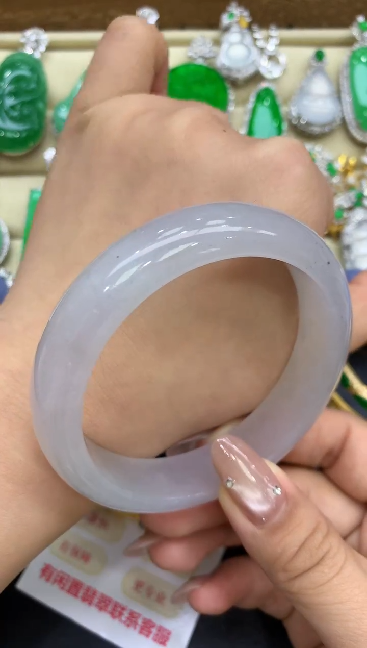 未镶嵌手镯翡翠432-中国好珍宝