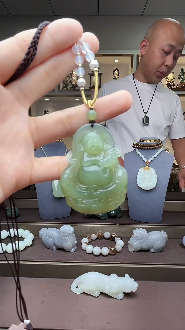 和田玉未镶嵌挂件苏