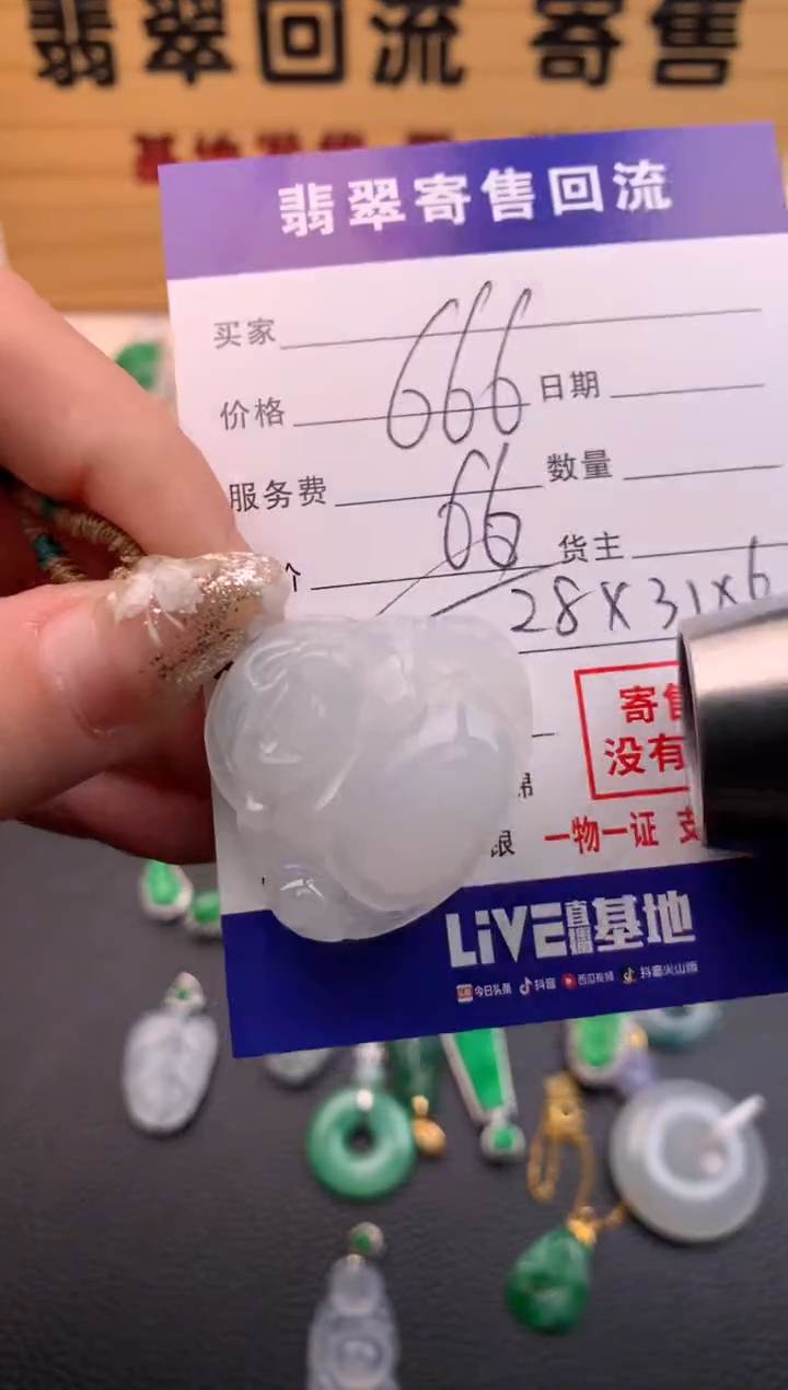 【闪购商品】翡翠颈饰未镶嵌21009793