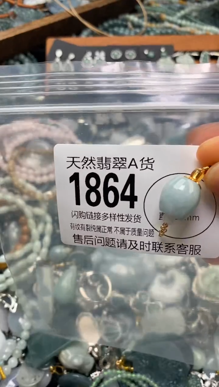 翡翠未镶嵌颈饰翡翠1864