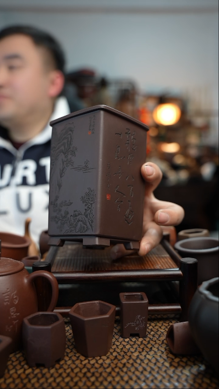 【闪购商品】紫砂花盆長木軒精品紫砂